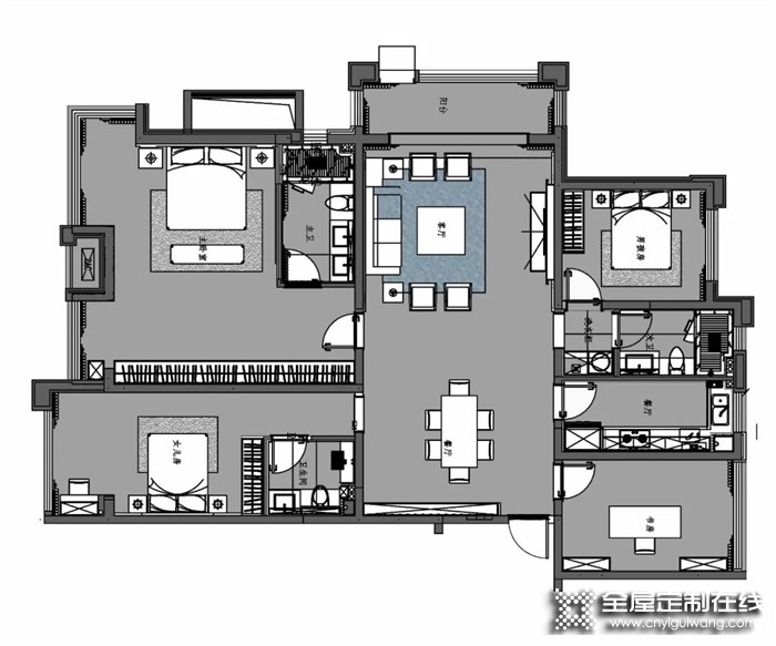 博洛尼全屋定制設(shè)計(jì)案例 | 在家居空間中，尋找最合適的設(shè)計(jì)表達(dá)