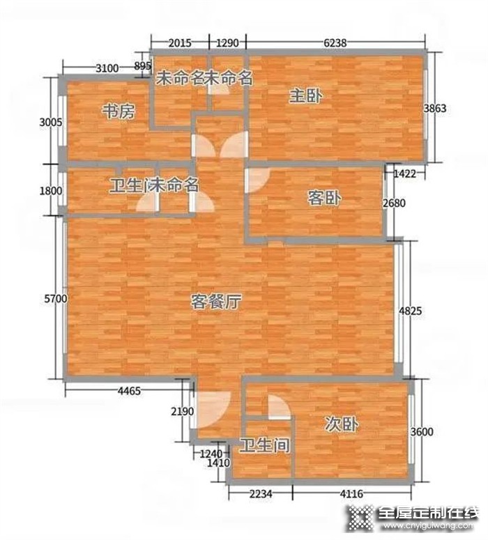 博洛尼全屋定制案例 | 冷暖色彩交錯之下，呈現淡雅空間氛圍感